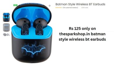 Rs 125 Only on TheSparkShop.in Batman Style Wireless BT Earbuds